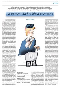 Artículo en El País, en su edición del 18 de mayo de 2018